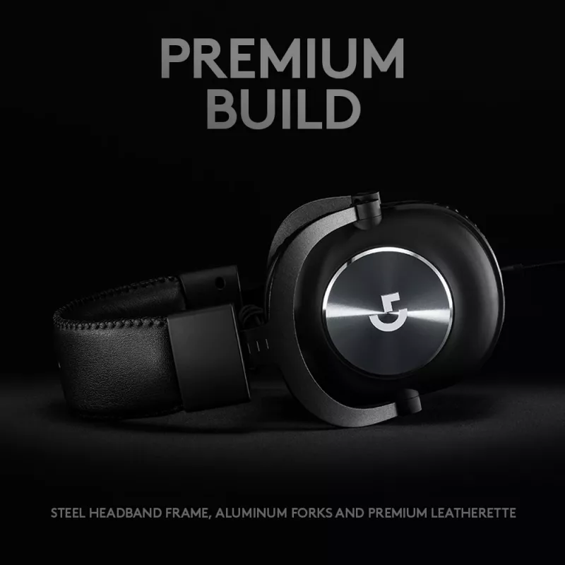 LOGITECH G Pro X herná headset - 3,5 mm - čierna