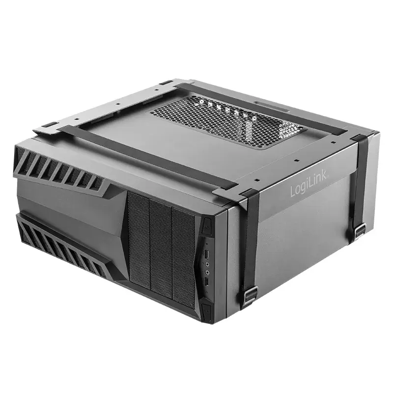 Držiak CPU LOGILINK EO0009 — nastaviteľný oceľový stojan na stolný počítač, čierny, RoHS