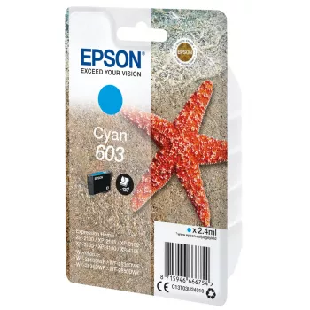 Epson C13T03U24010 atramentová kazeta 1 ks originálna štandardná výdrž azúrová