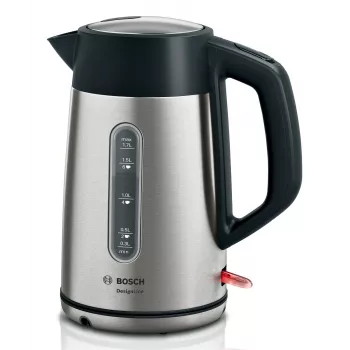 Bosch TWK4P440 rýchlovarná kanvica 1,7 l 2400 W čierna, nerezová oceľ