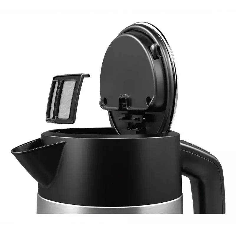 Bosch TWK4P440 rýchlovarná kanvica 1,7 l 2400 W čierna, nerezová oceľ