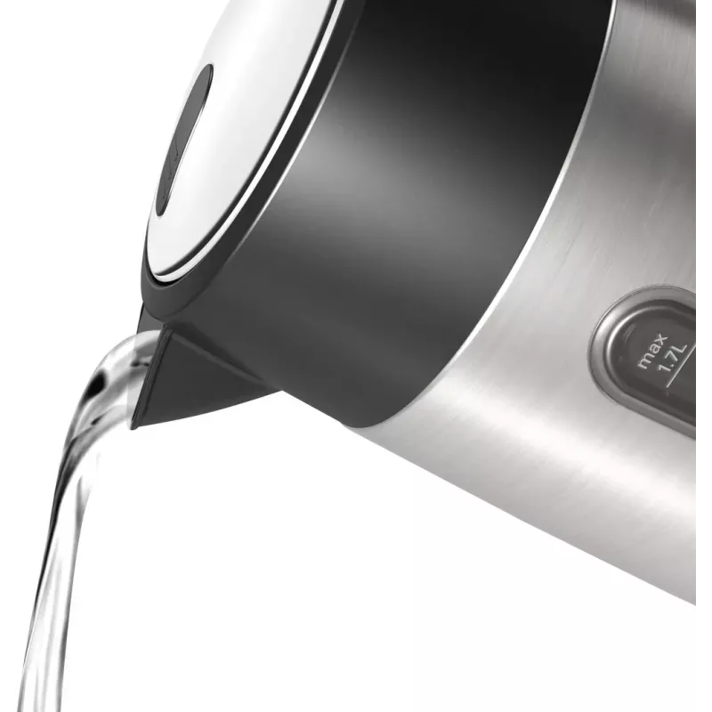 Bosch TWK4P440 rýchlovarná kanvica 1,7 l 2400 W čierna, nerezová oceľ