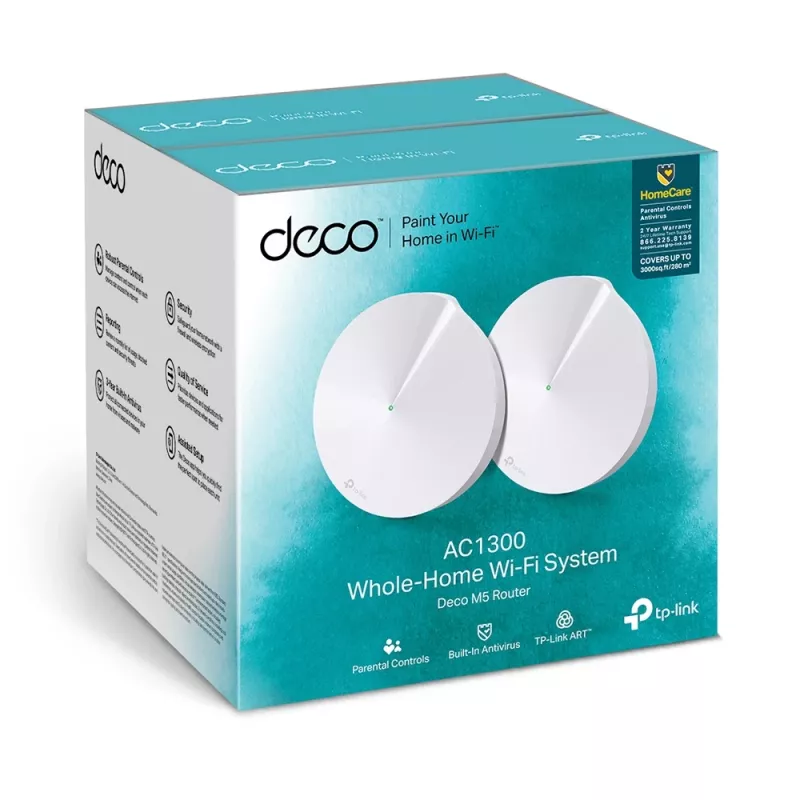 TP-Link AC1300 Deco Whole Home Mesh Wi-Fi systém, balenie 2 ks