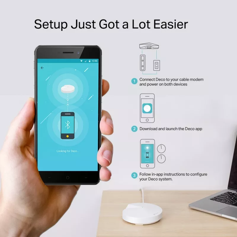 TP-Link AC1300 Deco Whole Home Mesh Wi-Fi systém, balenie 2 ks