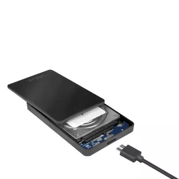 Puzdro na HDD/SSD LogiLink UA0339 čierne 2,5 palca
