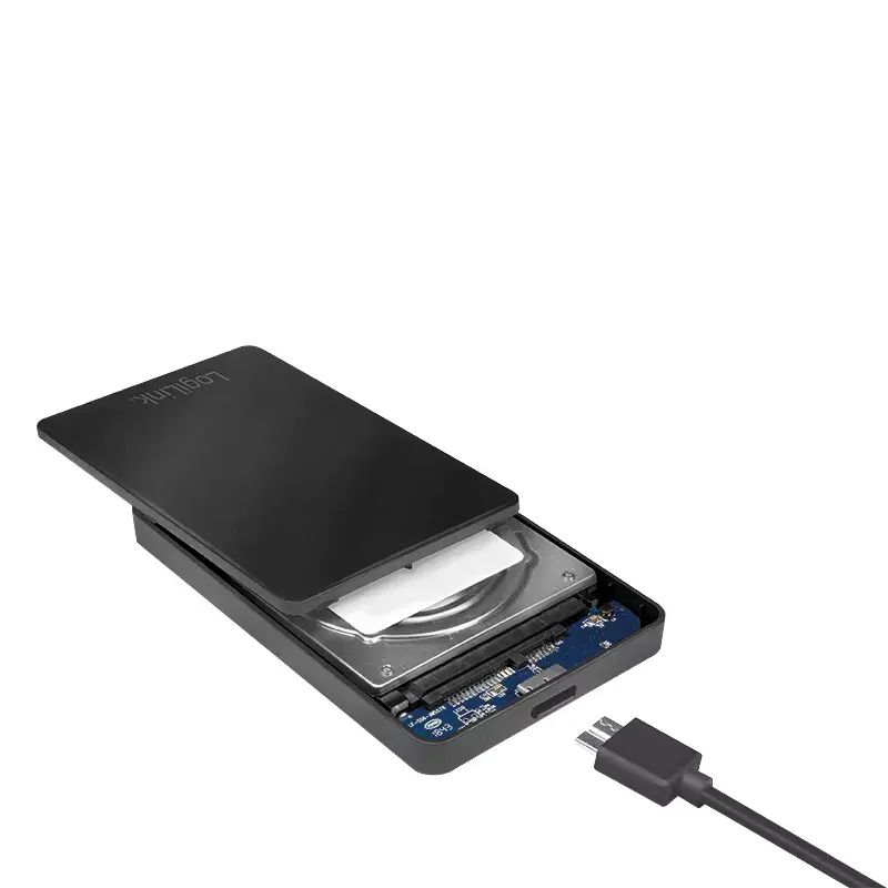 Puzdro na HDD/SSD LogiLink UA0339 čierne 2,5 palca