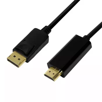 Adaptér videokábla LogiLink CV0128 3 m DisplayPort HDMI Type-A čierny