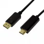Adaptér videokábla LogiLink CV0128 3 m DisplayPort HDMI Type-A čierny