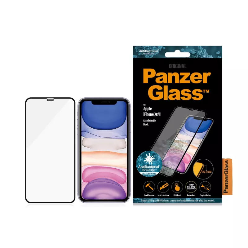PanzerGlass ochranná fólia displeja Apple iPhone 11 XR Edge-to-Edge