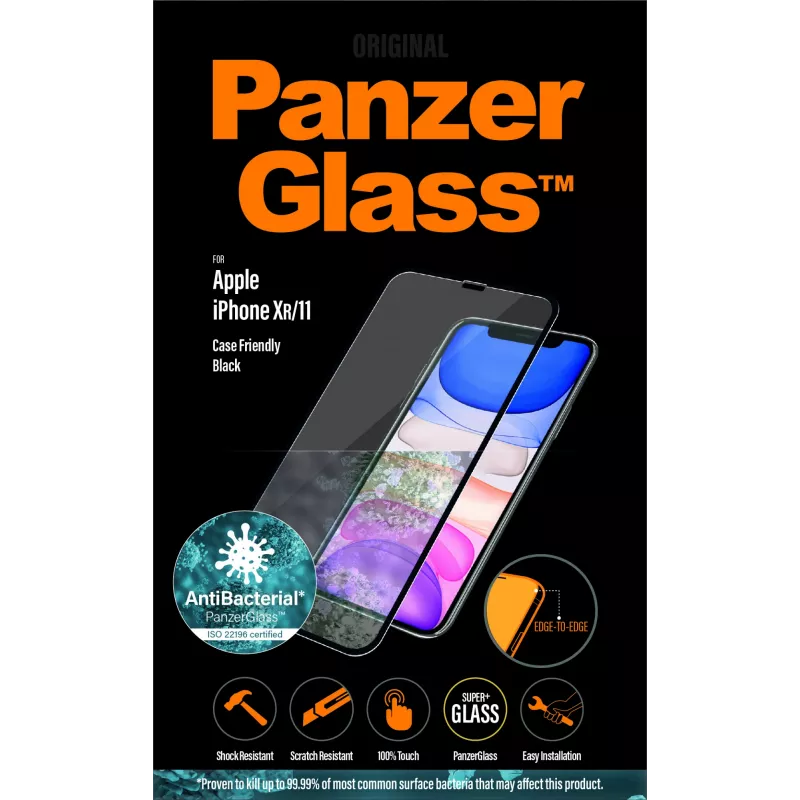 PanzerGlass ochranná fólia displeja Apple iPhone 11 XR Edge-to-Edge