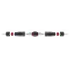 Goobay 79566 vonkajšia spojka RJ45, CAT 6 STP, IP68, 2x zásuvka RJ45, 12 cm, čierna