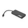 Lenovo GX90T77924 dokovacia stanica — USB-C hub s HDMI 1.4, 2×USB-A 3.2 Gen1, USB‑2.0, čítačka microSD kariet, sivá