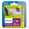 Holiaca čepeľ Philips Norelco OneBlade QP620/50 náhradné čepele, čierna, balenie 2 ks