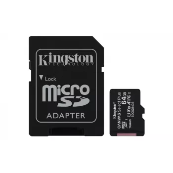 Kingston Technology Canvas Select 64GB microSDXC Plus 100R A1 C10 karta + ADP