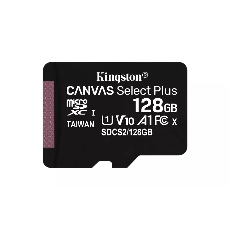 Flash pamäť Kingston Technology 128GB microSDXC UHS-I Canvas Select Plus 100R A1 C10