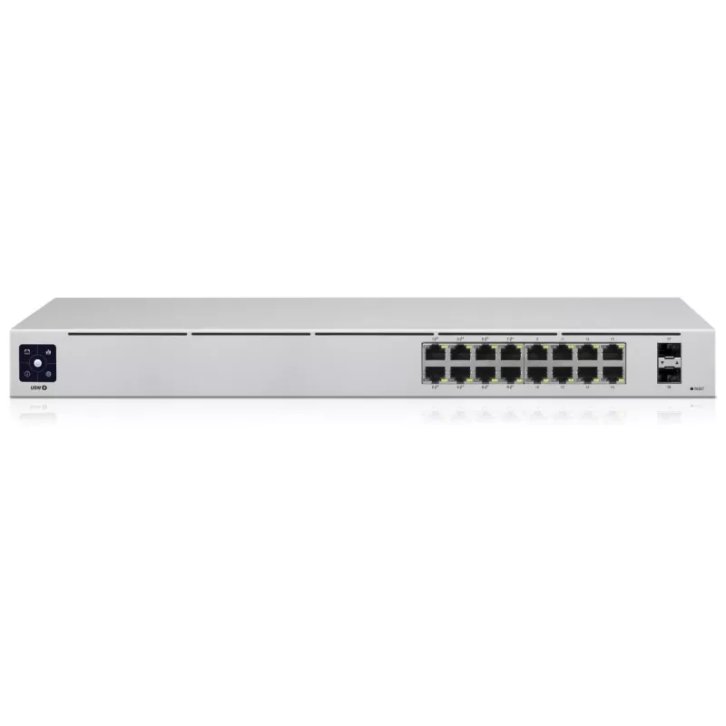 UBIQUITI NETWORKS UniFi Switch 16 Gigabit Ethernet portov vrátane 8x 802.3at PoE+ portov