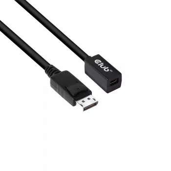 CLUB3D Mini DisplayPort 1.4 na DisplayPort predlžovací kábel 8K60Hz DSC 1.2 HBR3 HDR obojsmerný F/M 1m/3,28ft