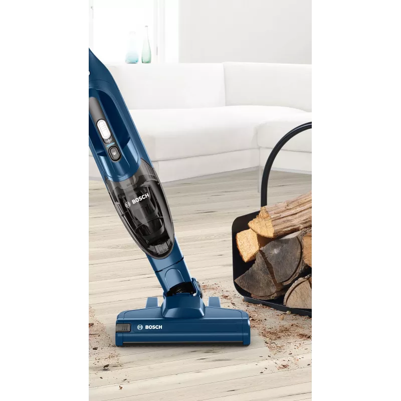 Bosch Serie 2 BBHF216 akumulátorový vysávač/elektrická metla 2-in-1 akumulátorový vysávač batéria suchý bezvreckový modrý