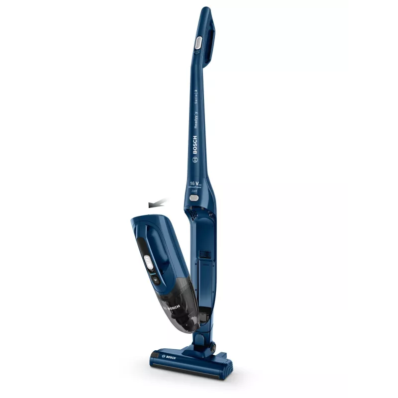 Bosch Serie 2 BBHF216 akumulátorový vysávač/elektrická metla 2-in-1 akumulátorový vysávač batéria suchý bezvreckový modrý
