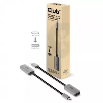 CLUB3D USB Type C na DisplayPort 1.4 8K60Hz HBR3 aktívny adaptér