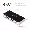 CLUB3D USB Type C 4-in-1 hub na HDMI™ 4K60Hz USB Type C PD / USB Type A / audio konektor