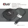 CLUB3D USB Type C 3.2 Gen 1 Multi Stream Transport (MST) hub DisplayPort 1.4 trojmonitorový