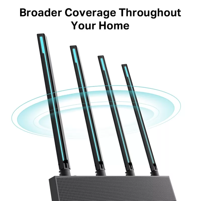 TP-Link Archer C80 bezdrôtový router Gigabit Ethernet Dual-Band (2,4 GHz / 5 GHz) čierny