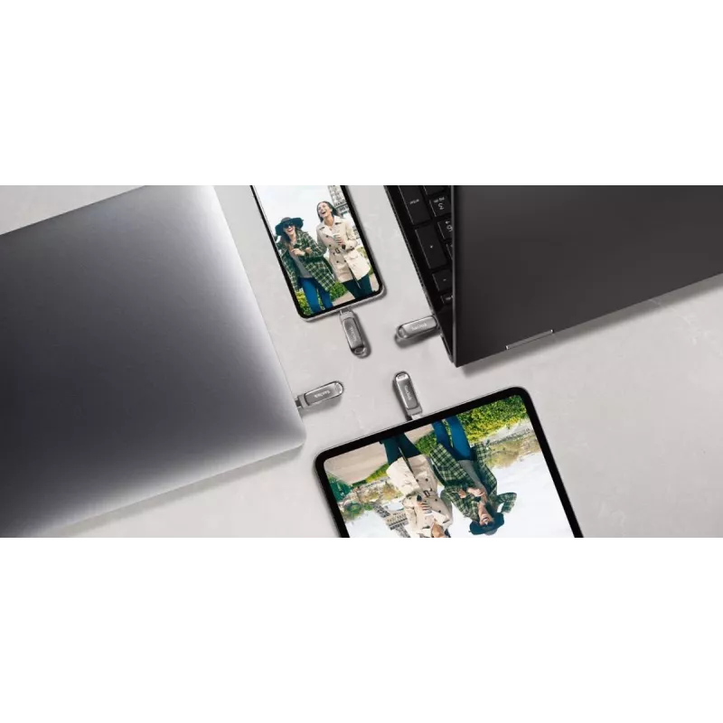 USB kľúč SanDisk 1 TB USB Type-A USB Type-C Ultra Dual Drive Luxe