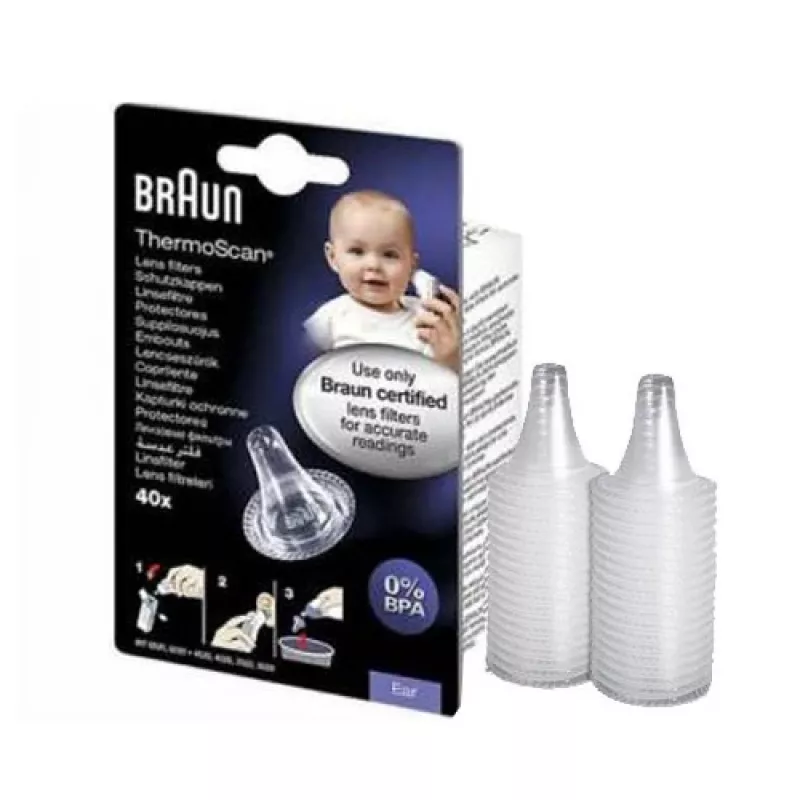 Braun LF40 ThermoScan jednorazové filtre na šošovku