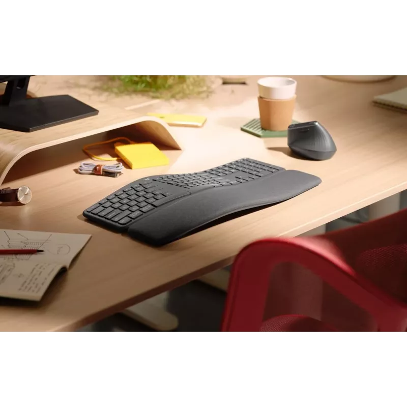 LOGITECH Ergo K860 - Bezdrôtová split klávesnica Graphite Qwerty Pan Nordic