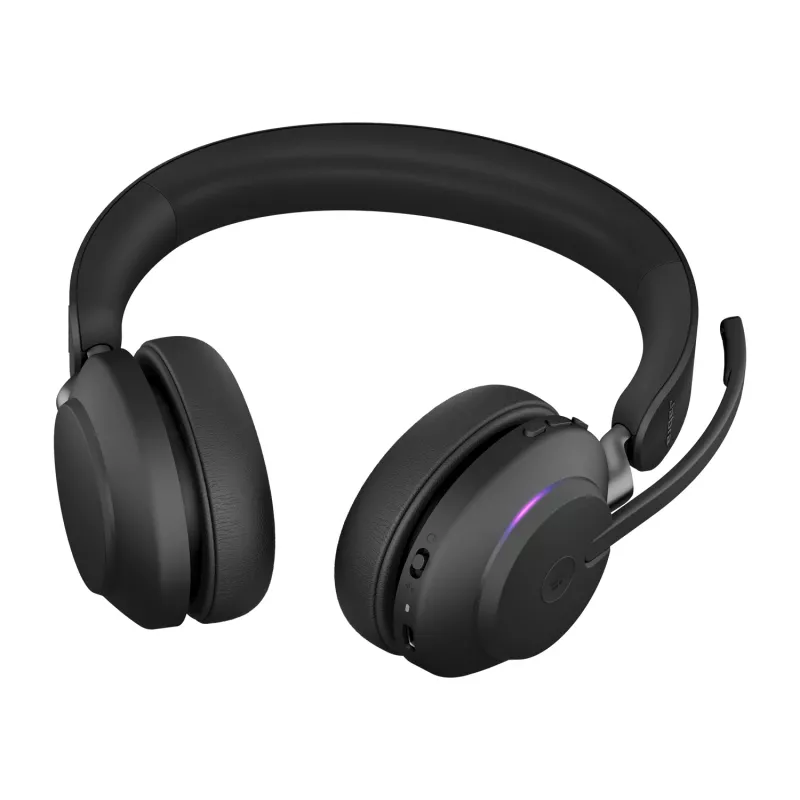 Jabra Evolve2 65 USB-C čierna MS Stereo, bezdrôtový, kancelária/call centrum, 20 - 20000 Hz, 176,4 g, Headset, čierna