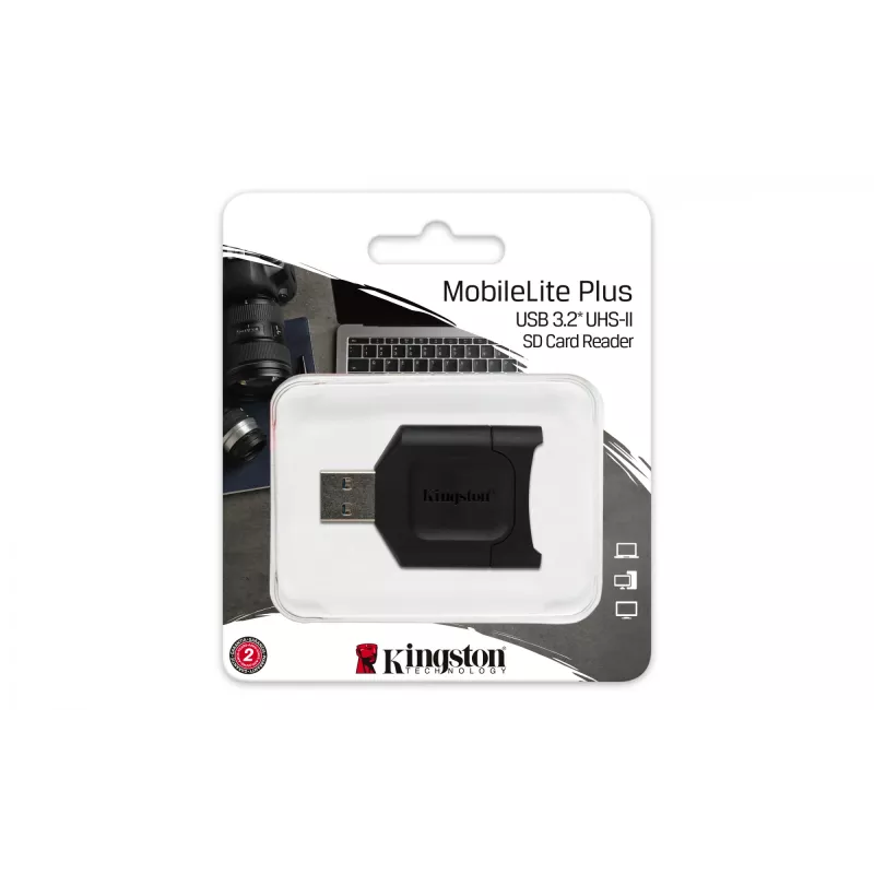 Kingston Technology MobileLite Plus čítačka kariet USB 3.2 Gen 1 (3.1 Gen 1) Type-A čierna