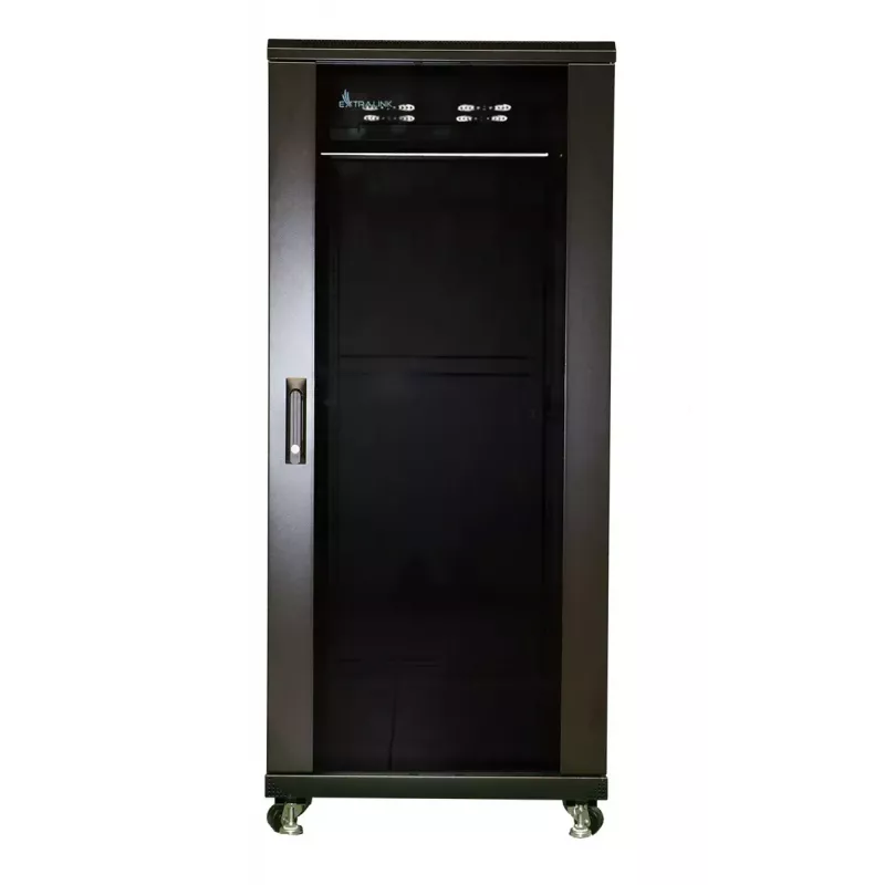 Nástenný rozvádzač Extralink 37U 600X1000 čierny 1200 kg nosnosť