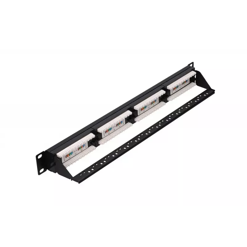 Patch panel Extralink CAT5E UTP V2 24 port