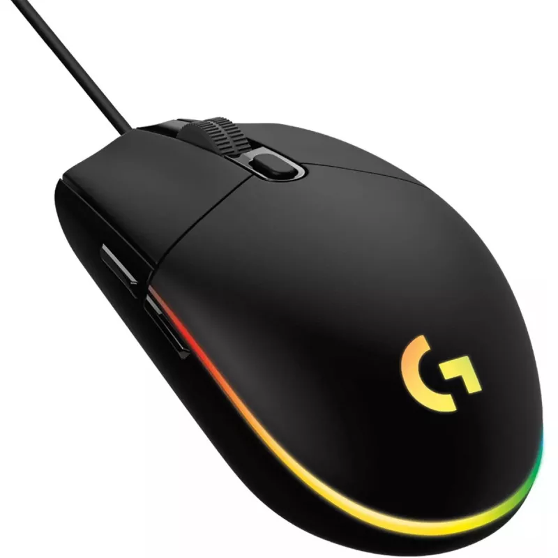 LOGITECH G203 Lightsync herná myš USB čierna