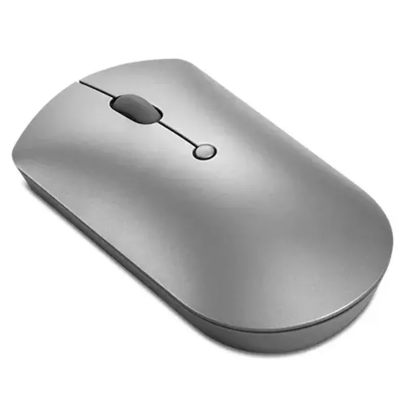 Optická Bluetooth myš Lenovo 600 — 2400 dpi, Bluetooth 5.0 Dual-Host, 3 tlačidlá, guličkové koliesko, železnosivá