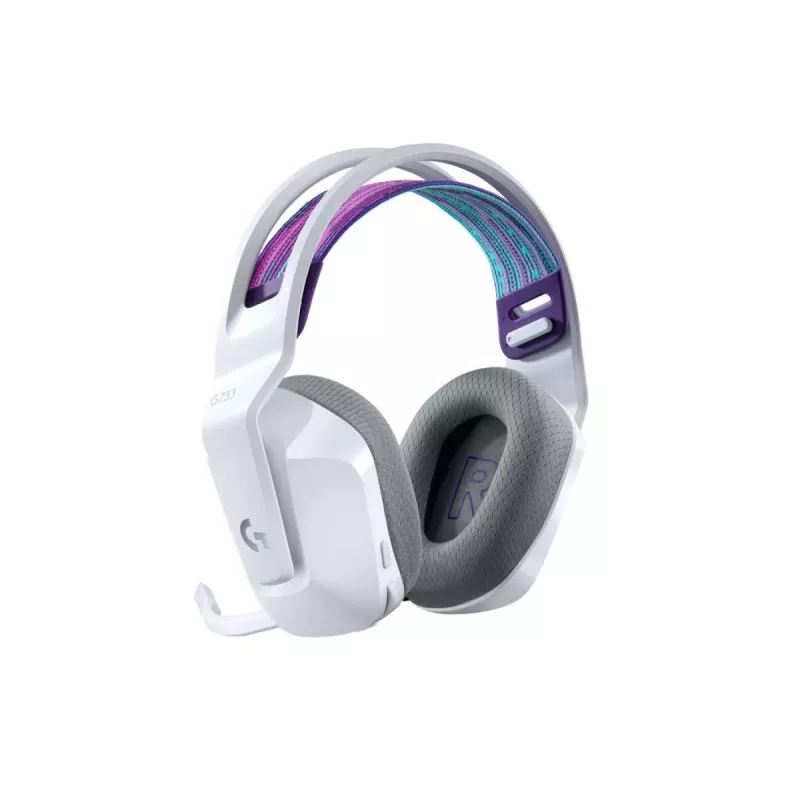 LOGITECH G733 Lightspeed bezdrôtový RGB herný headset biely