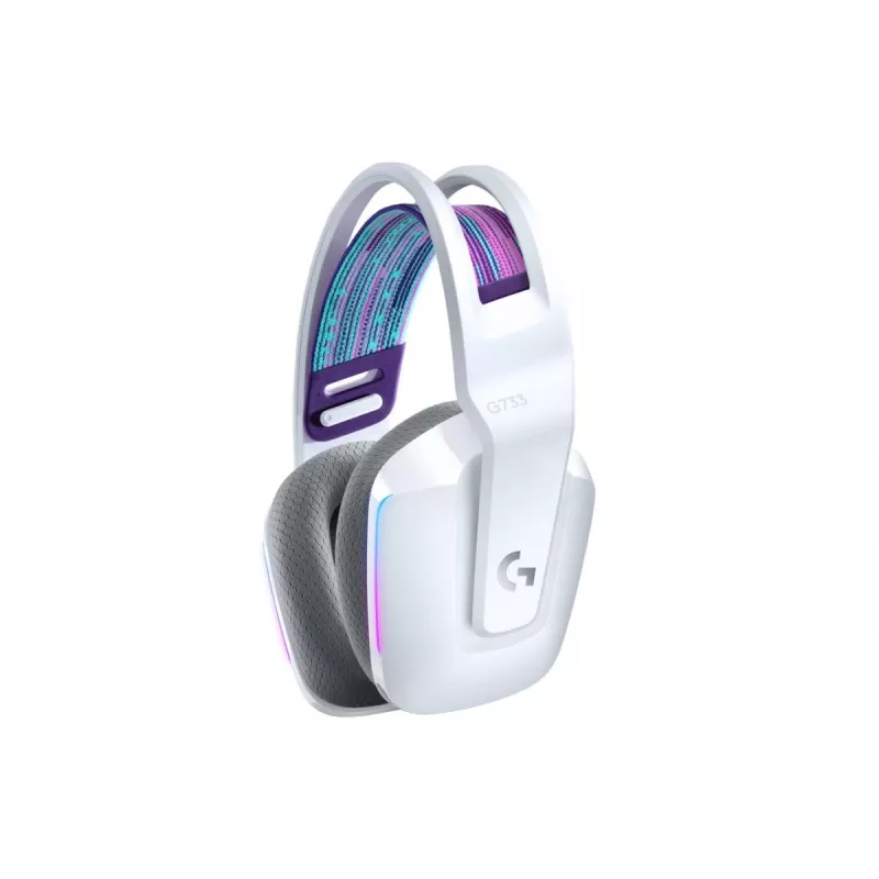 LOGITECH G733 Lightspeed bezdrôtový RGB herný headset biely