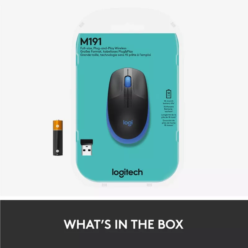 Myš Logitech M190 bezdrôtová USB