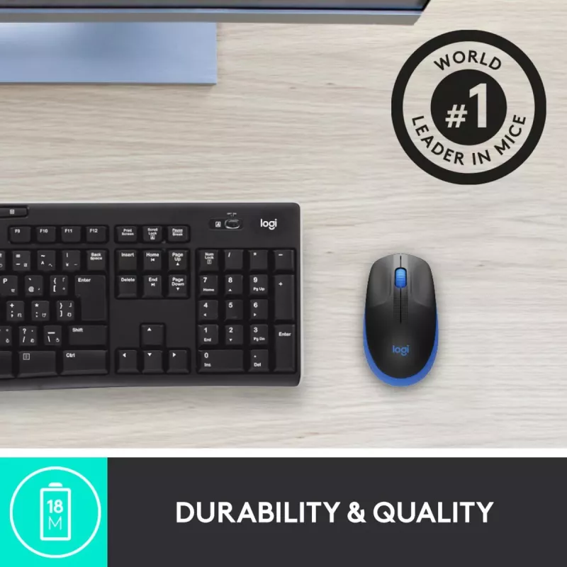 Myš Logitech M190 bezdrôtová USB
