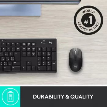 LOGITECH M190 Full-Size bezdrôtová myš polnočná sivá