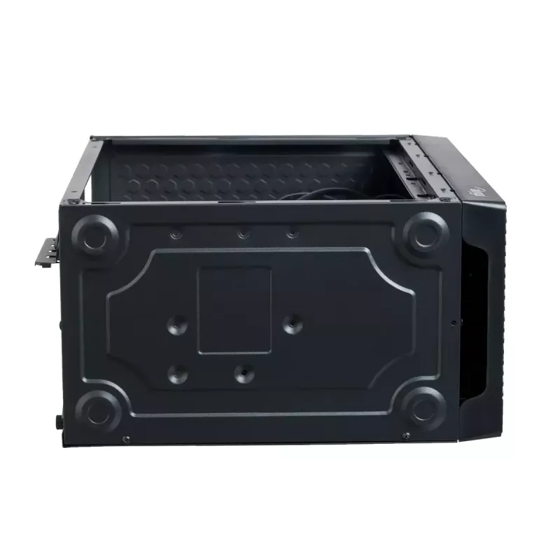Akyga AK36BK Micro-ATX PC skriňa, Micro ATX / Flex ATX / Mini ITX, USB 3.0 + USB 2.0, bez napájacieho zdroja, čierna