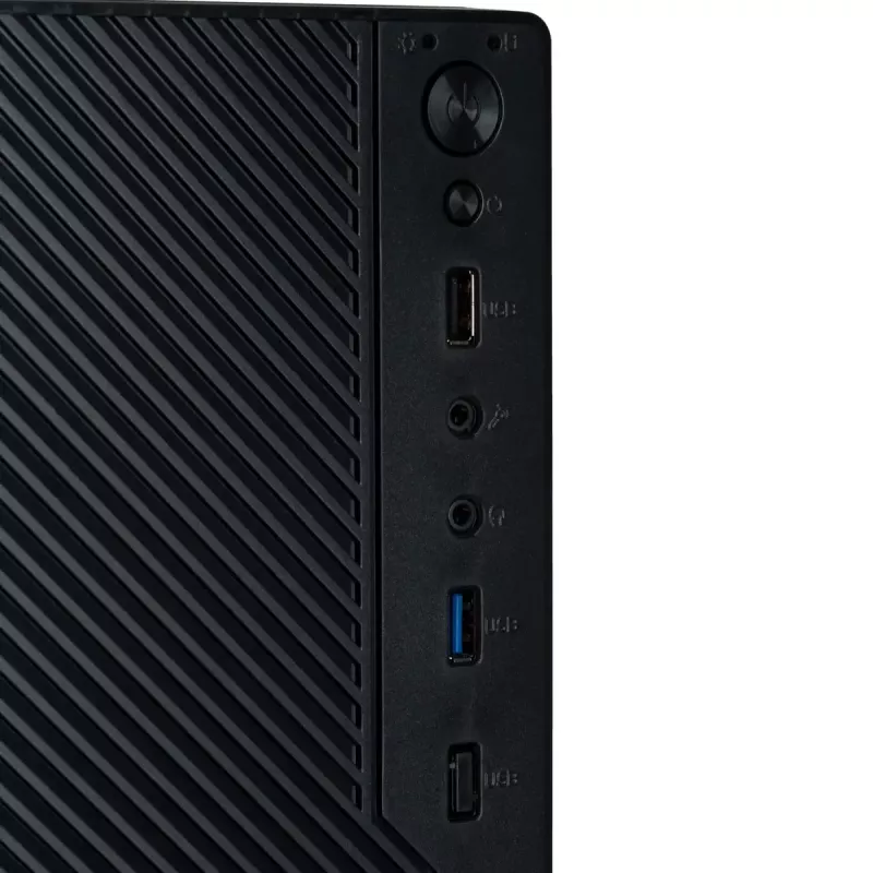 Akyga AK36BK Micro-ATX PC skriňa, Micro ATX / Flex ATX / Mini ITX, USB 3.0 + USB 2.0, bez napájacieho zdroja, čierna