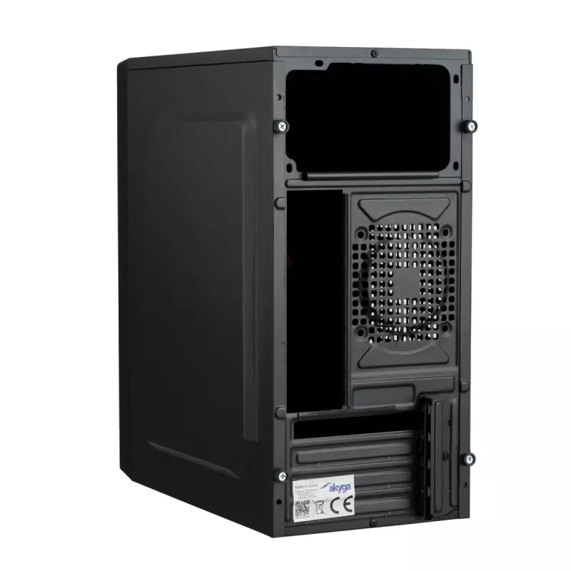 Akyga AK36BK Micro-ATX PC skriňa, Micro ATX / Flex ATX / Mini ITX, USB 3.0 + USB 2.0, bez napájacieho zdroja, čierna