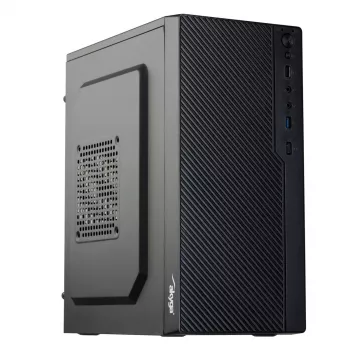 Akyga AK36BK Micro-ATX PC skriňa, Micro ATX / Flex ATX / Mini ITX, USB 3.0 + USB 2.0, bez napájacieho zdroja, čierna