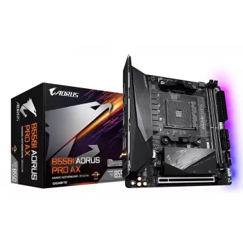 Základná doska GIGABYTE B550I AORUS PRO AX, B550, AM4, Mini-ITX