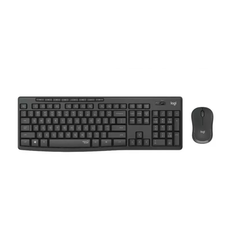 Logitech MK295 Silent Wireless Combo klávesnica RF Wireless QWERTY US International čierna