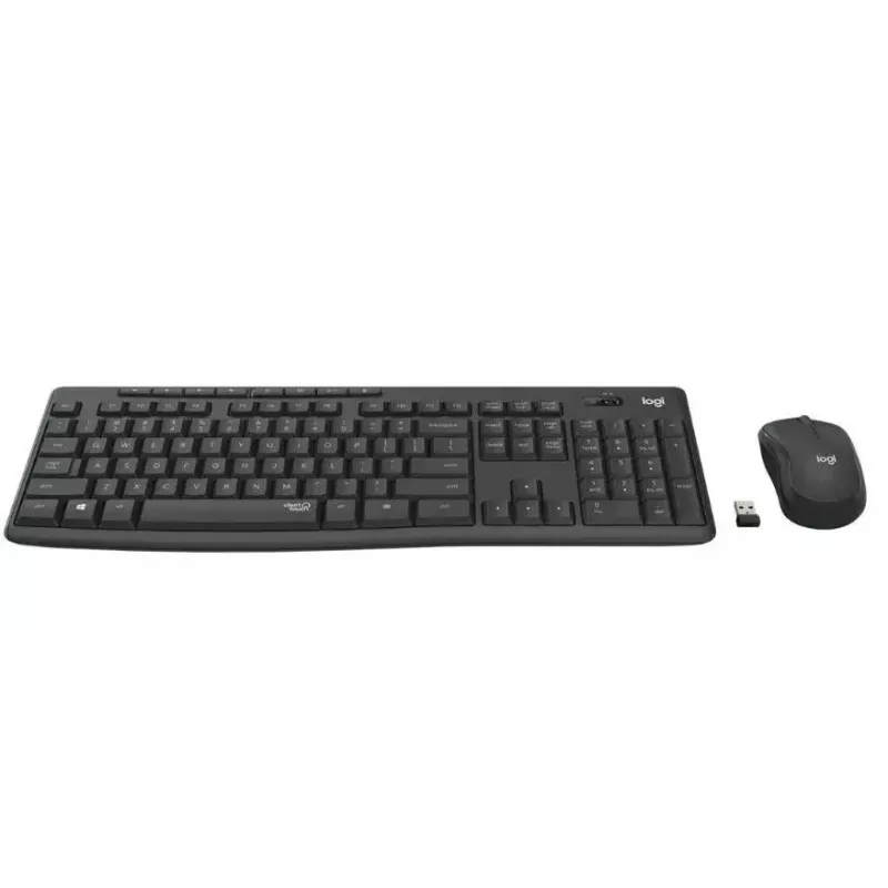 Logitech MK295 Silent Wireless Combo klávesnica RF Wireless QWERTY US International čierna