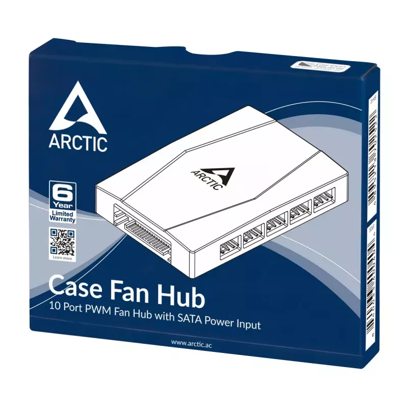 Case Fan Hub ARCTIC ACFAN00175A 10 Port PWM s SATA napájaním