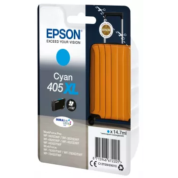 Epson 405XL DURABrite Ultra Ink atramentová kazeta 1 ks originálna vysoká (XL) výťažnosť cyan